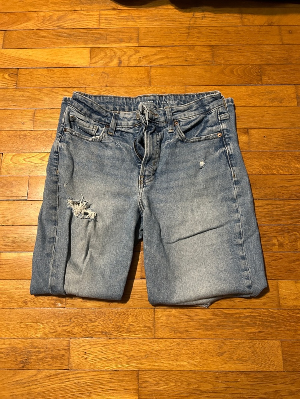 Old Navy Light Blue Women's Straight Leg Jeans